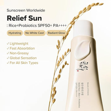 Beauty of Joseon Relief Sun Rice + Probiotics SPF 50+ PA++++ | Original Korean Sunscreen 50ml